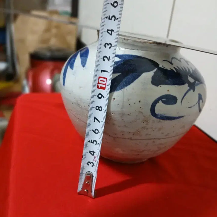 [BUNJANG] Joseon Dynasty Blue and White Porcelain Jar / 청화 백자