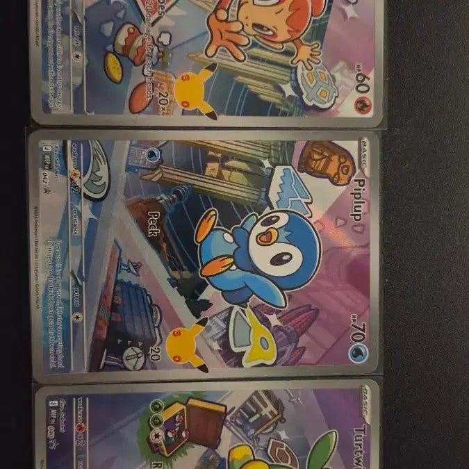 [BUNJANG] Pokemon 30th Anniversary First Edition Set / 포켓몬 카드 30주년 초판 모음 (팽도리/모부기/불꽃숭이)