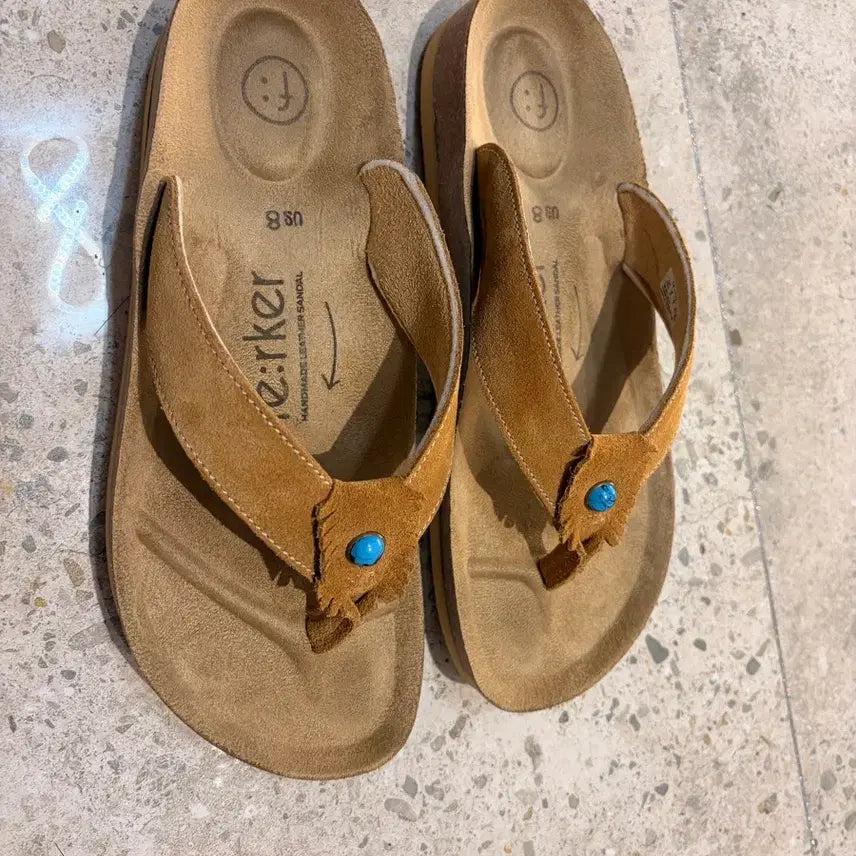 [BUNJANG] Perker Coy Suede Flip-Flops / 페르커 coy 조리 슬리퍼