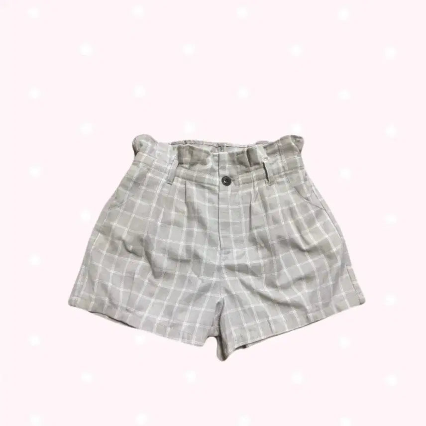 [BUNJANG] Vintage Latte Gal Check Shorts / 일본빈티지 라떼갸루 반바지 체크 엣팃시stc진리이코