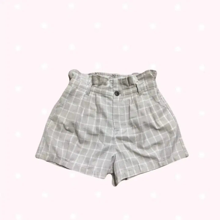 [BUNJANG] Vintage Latte Gal Check Shorts / 일본빈티지 라떼갸루 반바지 체크 엣팃시stc진리이코