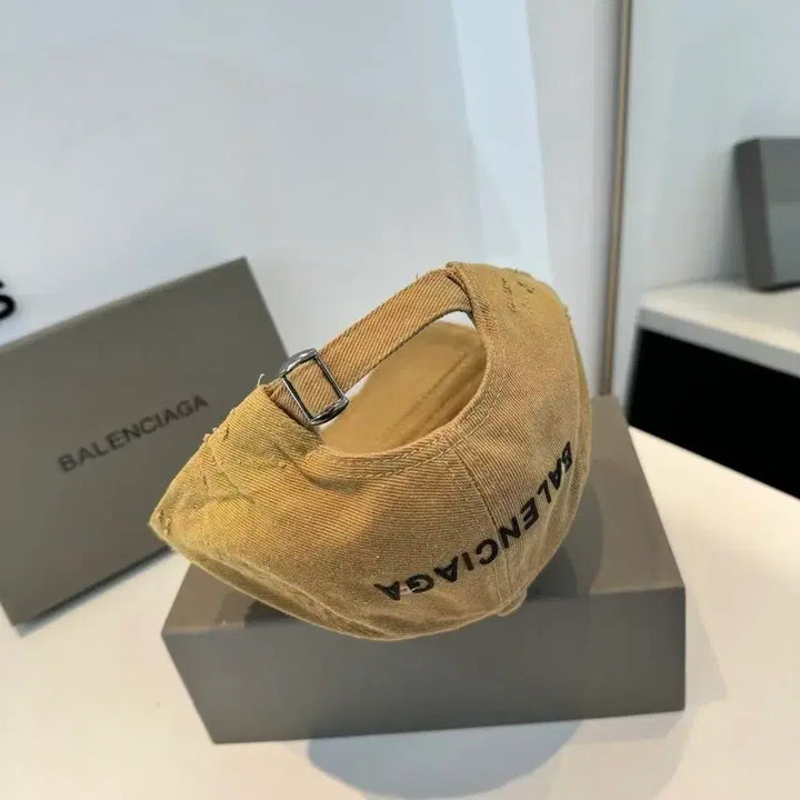 [BUNJANG] Balenciaga Distressed Baseball Cap Beige / 발렌시아가 디스트로이드 볼캡 베이지