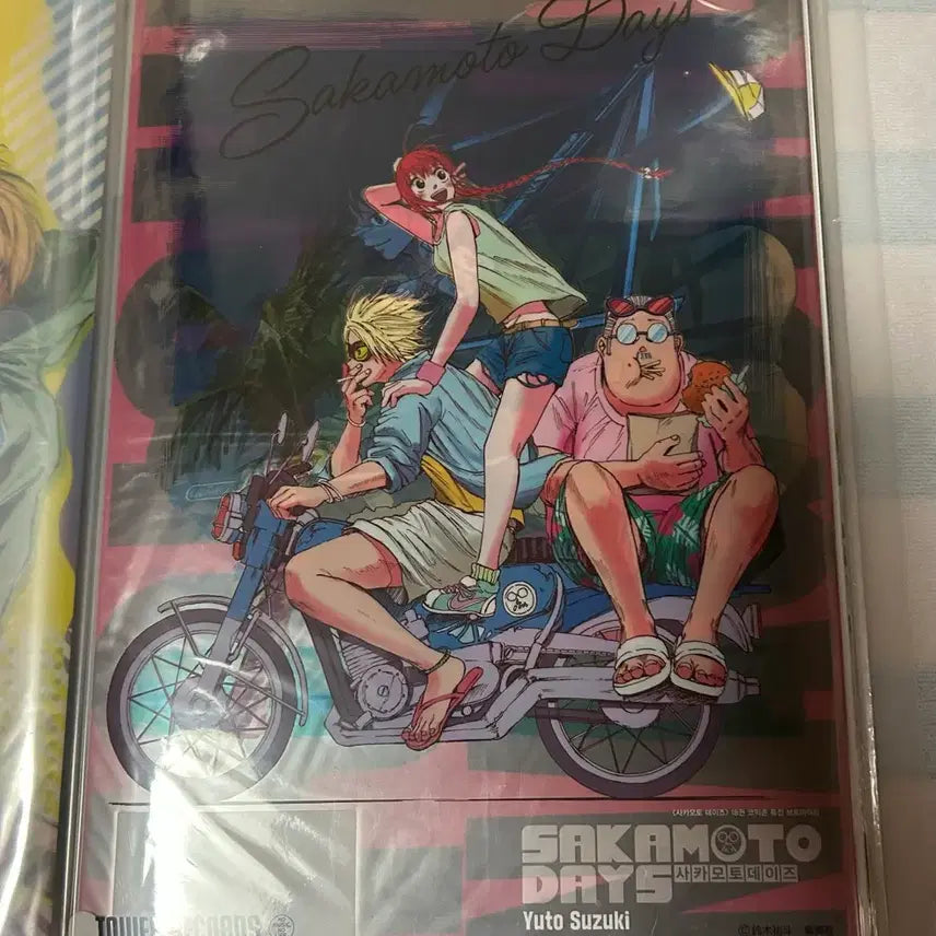 [BUNJANG] Sakamoto Days Shin Clear Poster / 사카모토데이즈 사카데이 타워레코드 클리어 포스터 신 바다