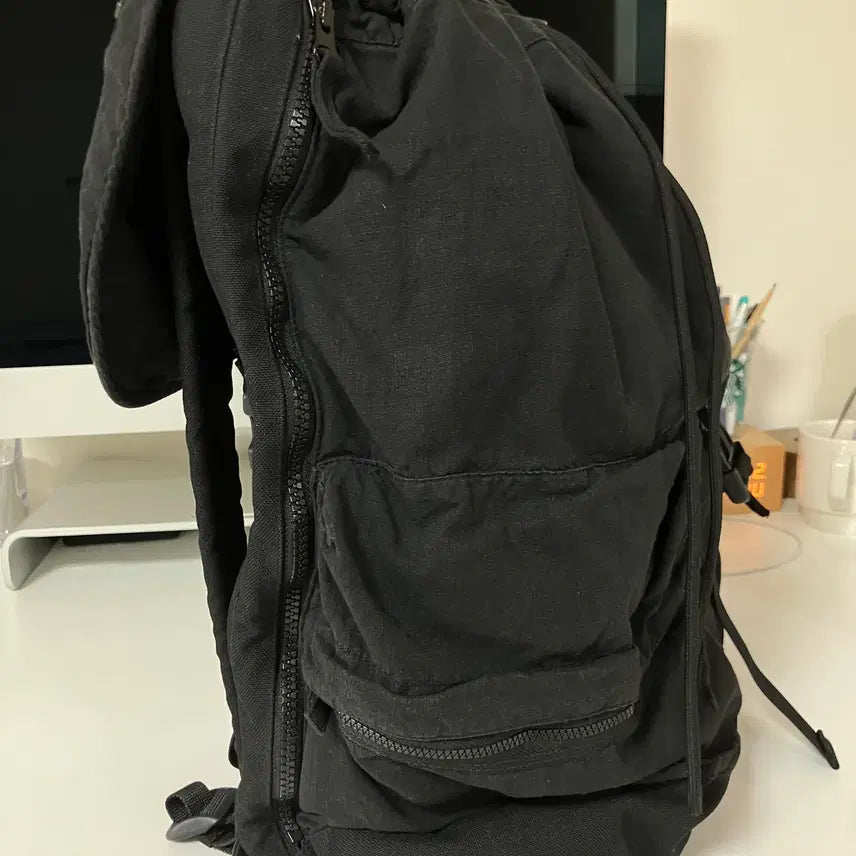 [BUNJANG] Stone Island Backpack Black / 스톤아일랜드 백팩 블랙