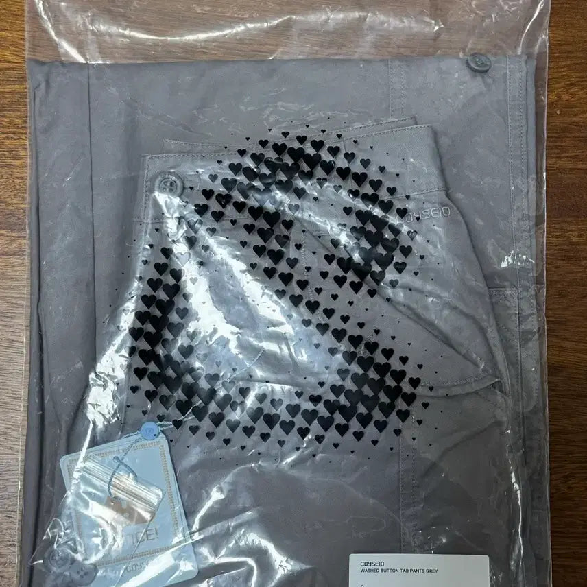 [SOLD OUT] [0사이즈/그레이] 코이세이오 워시드 버튼 탭 팬츠