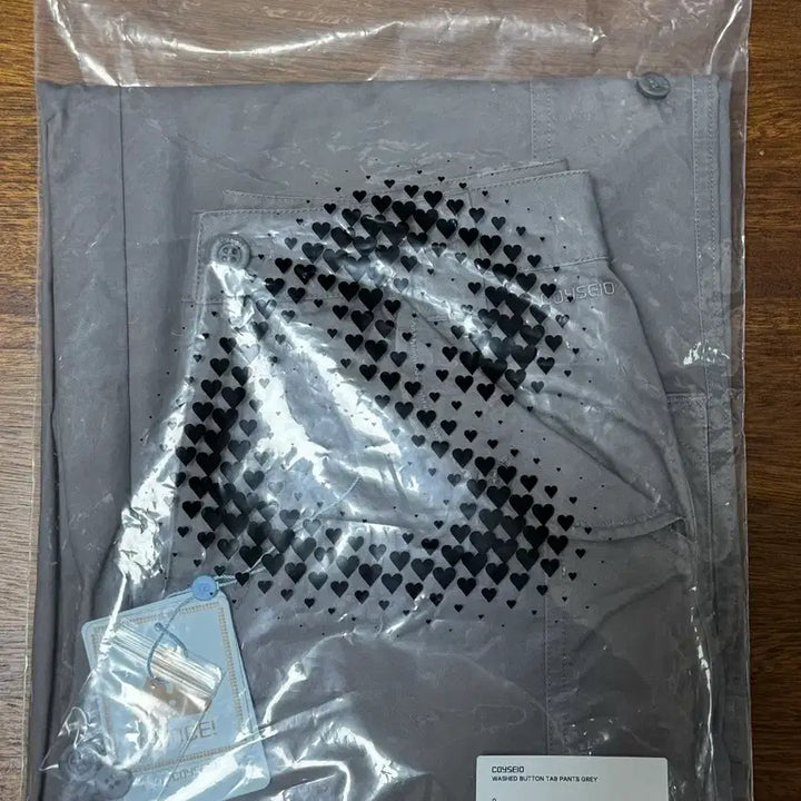 [SOLD OUT] [0사이즈/그레이] 코이세이오 워시드 버튼 탭 팬츠