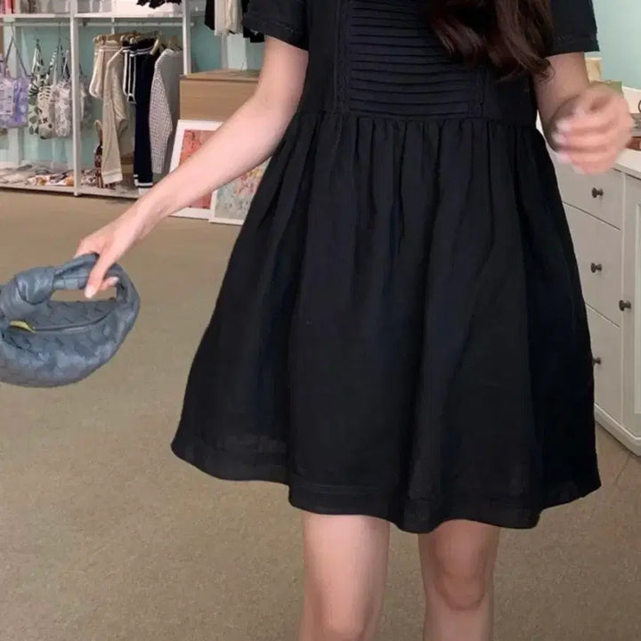 [BUNJANG] Lietz Lace Linen Dress / 리에뜨 레이스 린넨 원피스