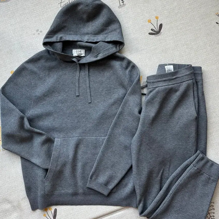 [SOLD OUT] [L] COS 코스 니트 셋업, 후드티 &amp; 조거팬츠