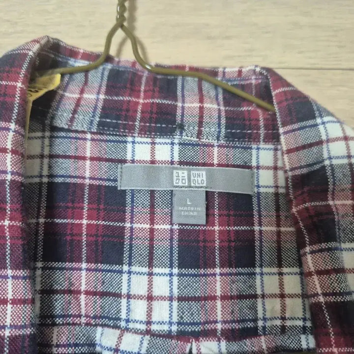 [BUNJANG] Uniqlo Flannel Check Shirt Bundle Set / 유니클로 플라넬 체크 셔츠 L  2개 일괄