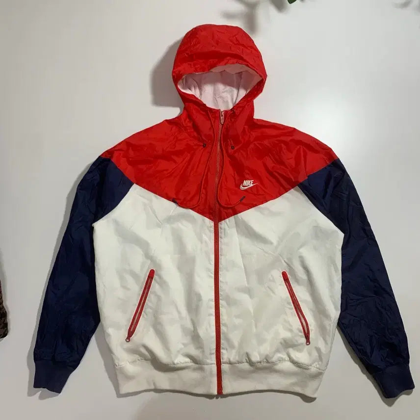 [SOLD OUT] 나이키 바람막이 자켓 레드/네이비/화이트