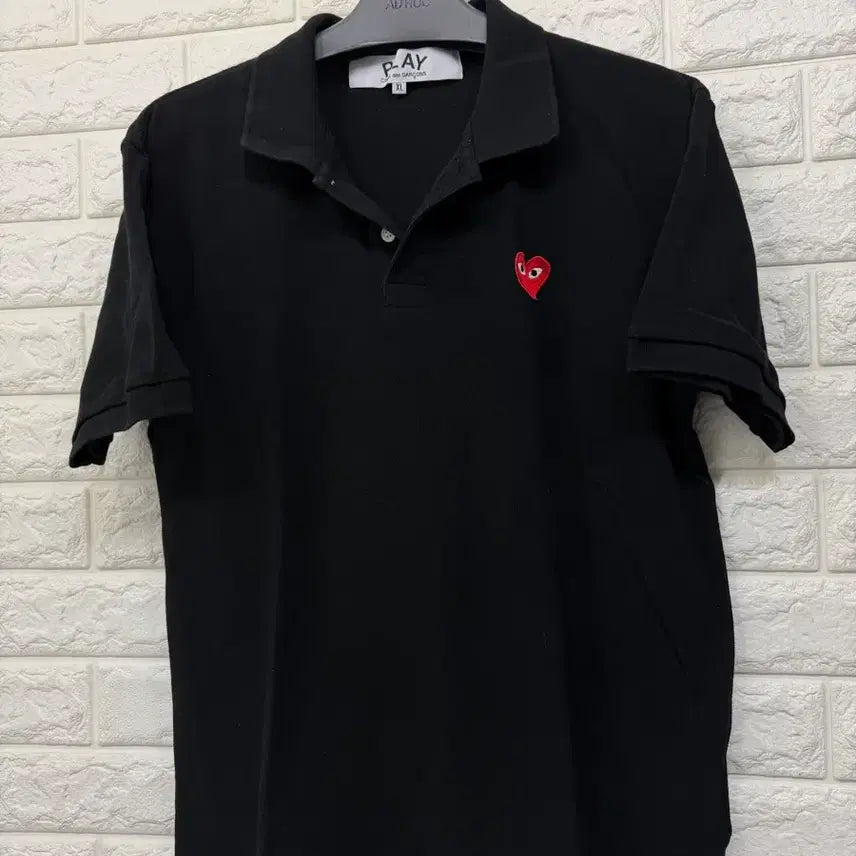 [SOLD OUT] 꼼데가르송 반팔 카라티 XL