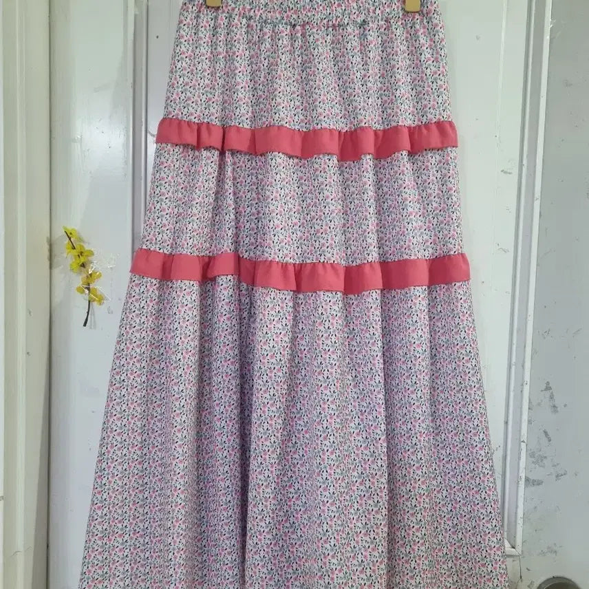 [BUNJANG] Long Skirt with Lining / 여름 안감있는. 고급스러운 롱스커트. 깨끗해요. 28까지