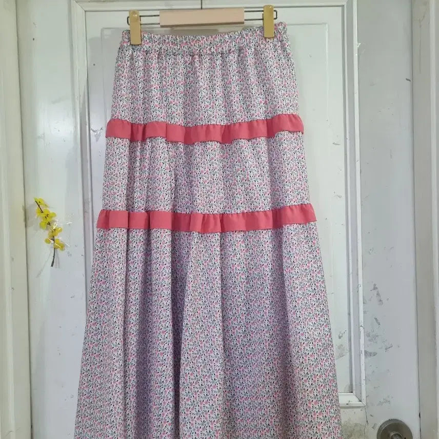 [BUNJANG] Long Skirt with Lining / 여름 안감있는. 고급스러운 롱스커트. 깨끗해요. 28까지