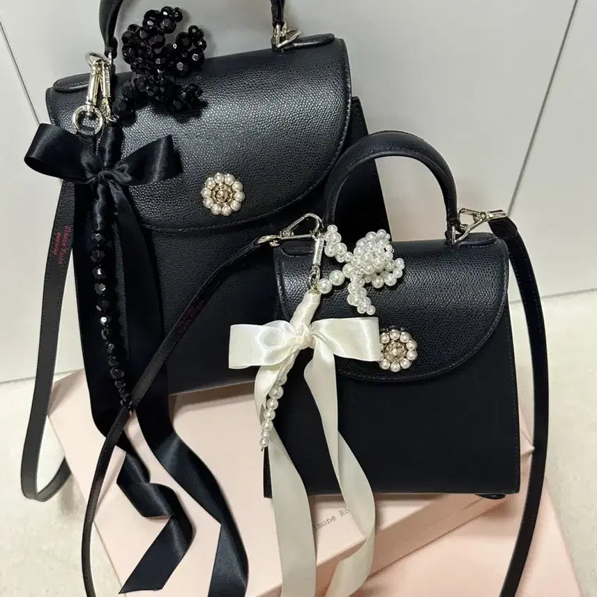 [SOLD OUT] 시몬로샤 발렌타인 백 비드 플라워