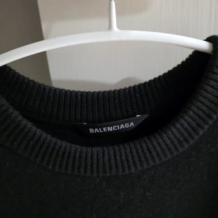[BUNJANG] Balenciaga Marathon Knit Sweater / 발렌시아가 블랙 울 마라톤 니트 M 매물귀한한정판 오버사이즈 국내105