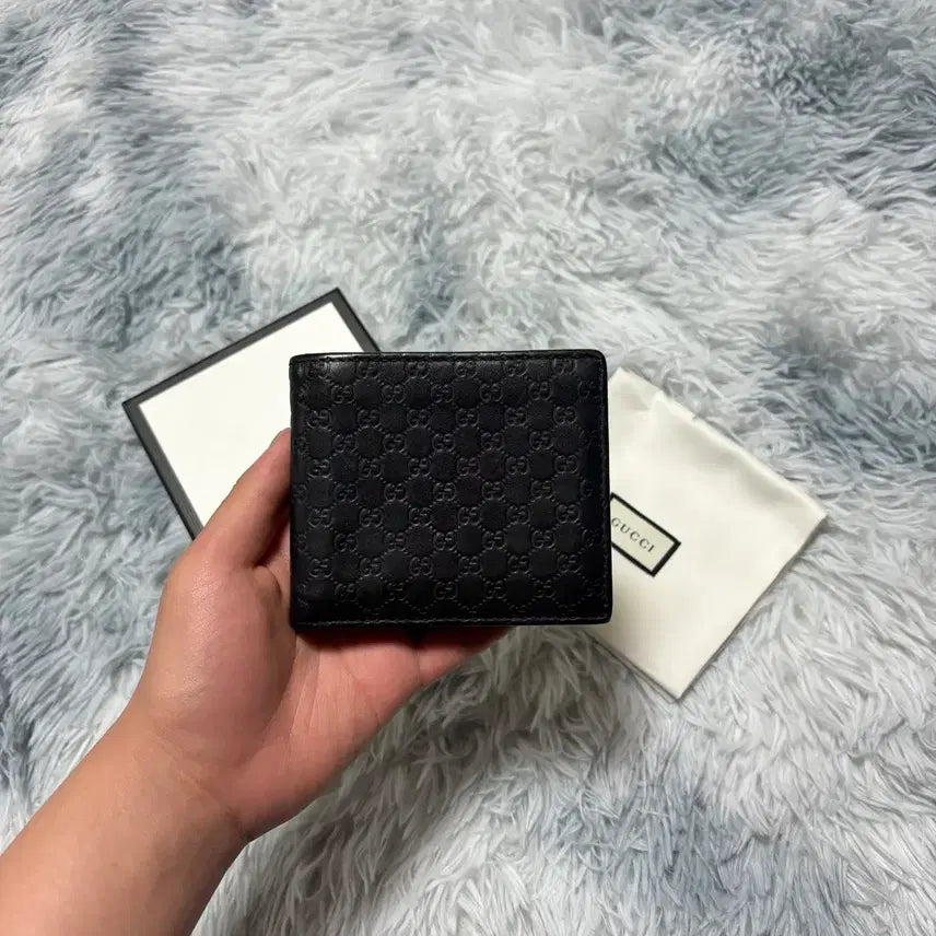 [BUNJANG] Gucci Micro Guccissima Bi-Fold Wallet / 구찌 마이크로시마 반지갑