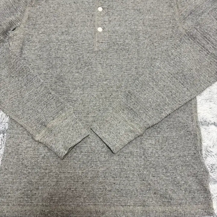 [SOLD OUT] rrl 와플니트 헨리넥 그레이M사이즈 판매