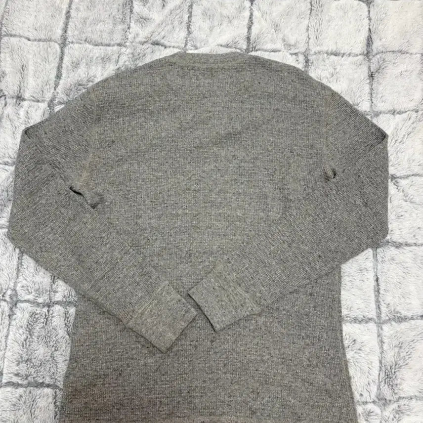 [SOLD OUT] rrl 와플니트 헨리넥 그레이M사이즈 판매