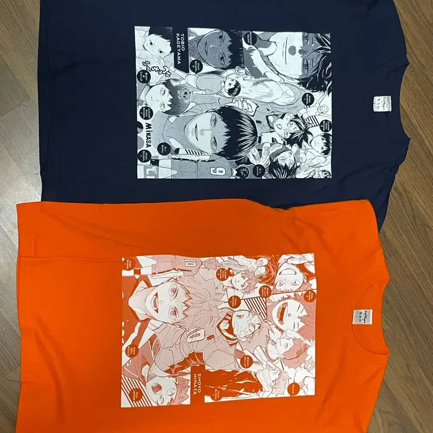 [BUNJANG] Haikyu Jump Shop Memorial T-shirt Bundle Set / 하이큐 원화 메모리얼 티셔츠 점프샵 카게야마 히나타 일괄