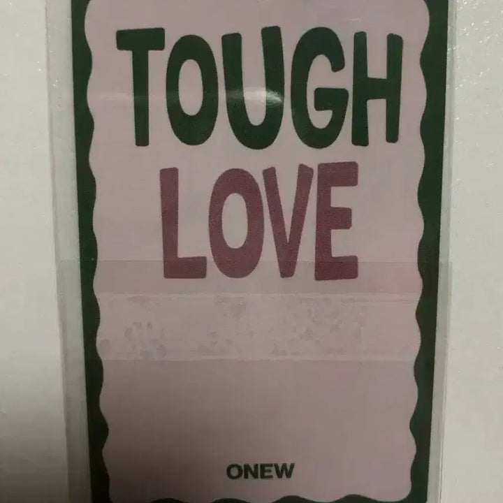[BUNJANG] Onew (SHINee) Tough Love MD Photocard / 온유 터프러브 MD 포토카드 포카