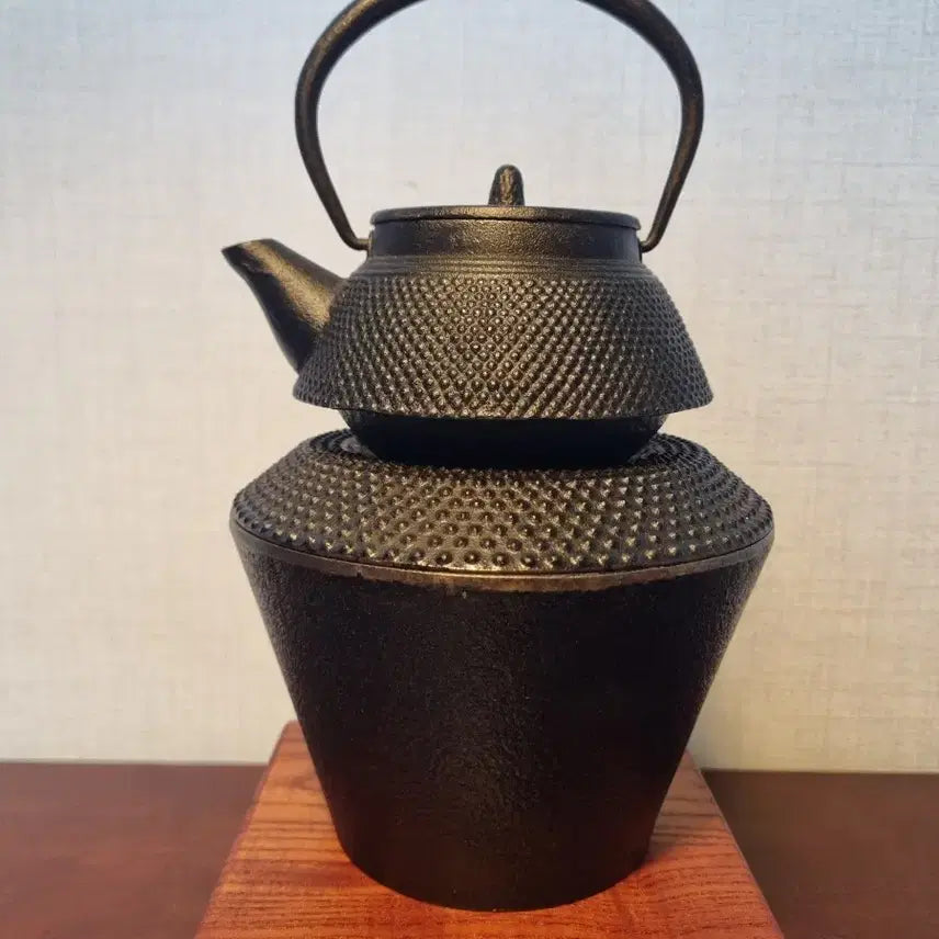 [BUNJANG] Japanese Iron Teapot and Brazier Set / 사이즈 작은 일본 무쇠 주전자와 차화로 - 실사용 가능