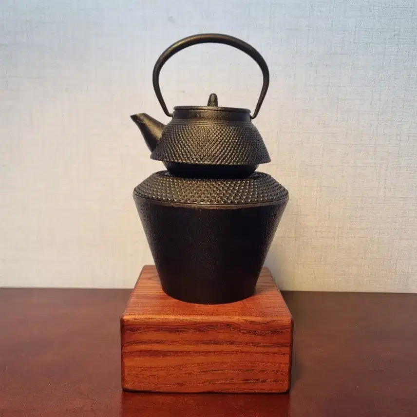 [BUNJANG] Japanese Iron Teapot and Brazier Set / 사이즈 작은 일본 무쇠 주전자와 차화로 - 실사용 가능