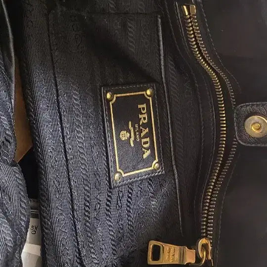 [BUNJANG] Prada Black Shirring Tote Bag / 프라다블랙셔링고프레