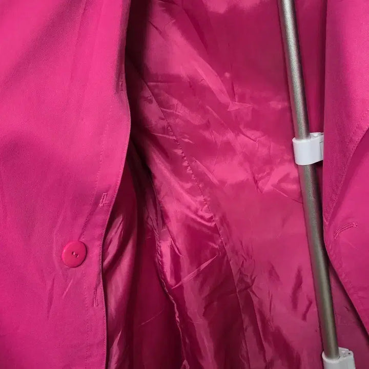 [BUNJANG] Pink Trench Coat / 핑크트렌치코트