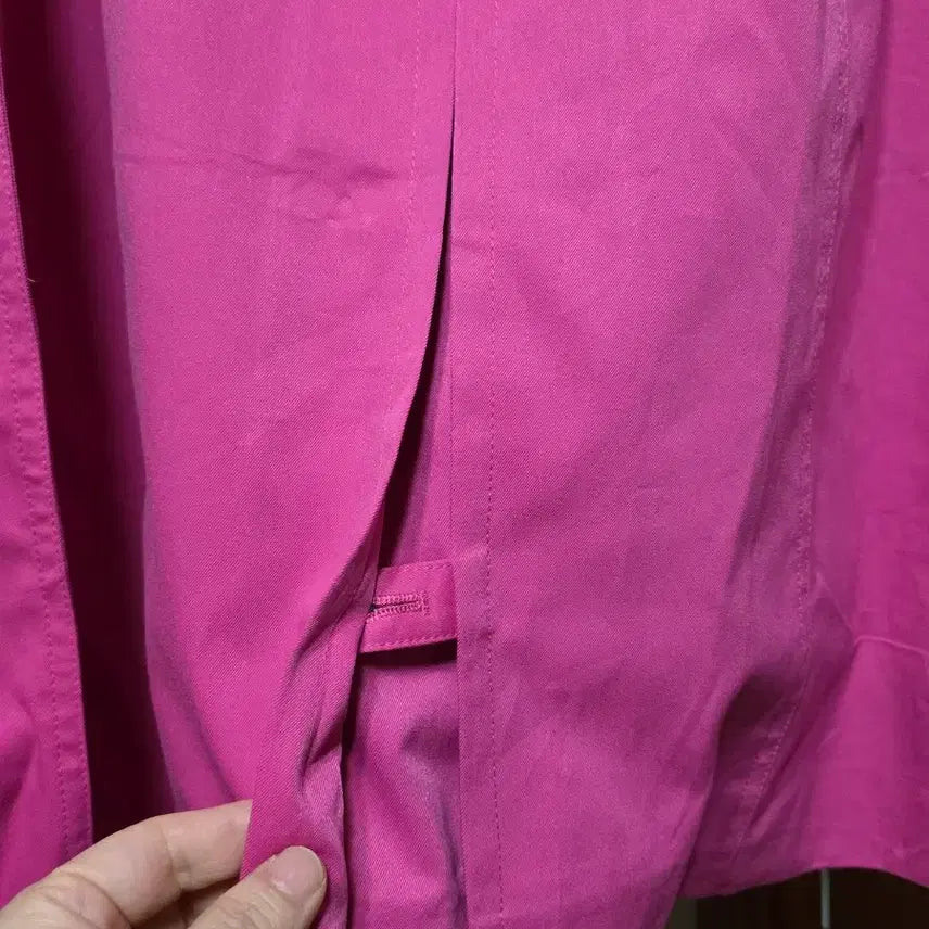 [BUNJANG] Pink Trench Coat / 핑크트렌치코트