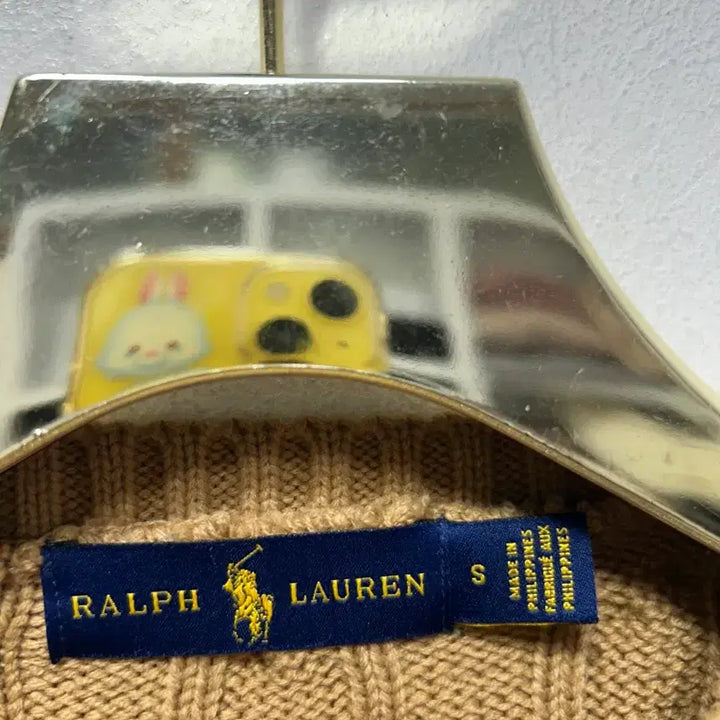[BUNJANG] Polo Ralph Lauren Brown Cable Knit Sweater / 폴로 랄프로렌 브라운 꽈배기 니트 S