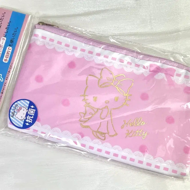 [SOLD OUT] 일본정품) 레이디키티 위생 멀티 파우치 헬로키티 마스크 보관함 방수 향균