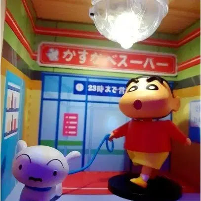 [BUNJANG] 92Toys Crayon Shin-chan and White Dog Figure / 단종희귀] 92toys짱구 흰둥이산책(불들어오는 편의점)