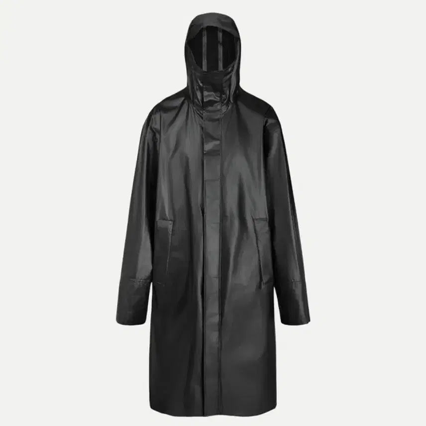 [BUNJANG] khak. Reversible Rain Hood Coat Black / khak. 레인 후드 코트 블랙
