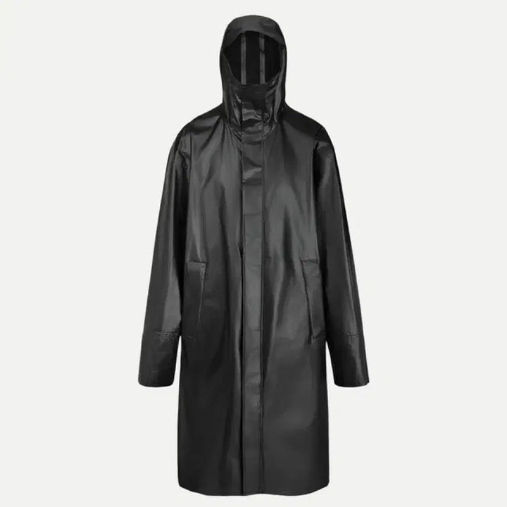 [BUNJANG] khak. Reversible Rain Hood Coat Black / khak. 레인 후드 코트 블랙