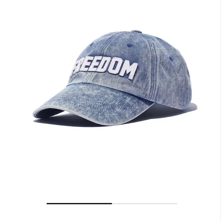 [BUNJANG] Freedom Cloud Denim Ball Cap Blue L / 프리덤 클라우드 데님 볼캡 블루 L(새상품)