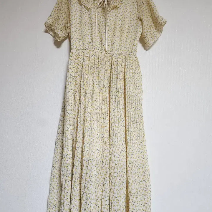 [BUNJANG] Coin Coax 2020 Chiffon Pleated Long Dress / 코인코즈2020쉬폰 플리츠 롱원피스55~66반