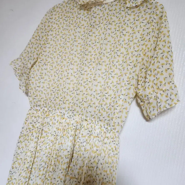 [BUNJANG] Coin Coax 2020 Chiffon Pleated Long Dress / 코인코즈2020쉬폰 플리츠 롱원피스55~66반