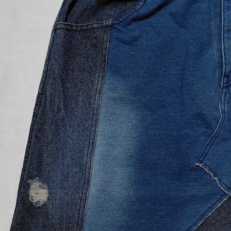 [BUNJANG] Go Slow Caravan Patchwork Denim Bending Skirt / [1/26~28] Go Slow Caravan 패치워크 데님 밴딩 스커트