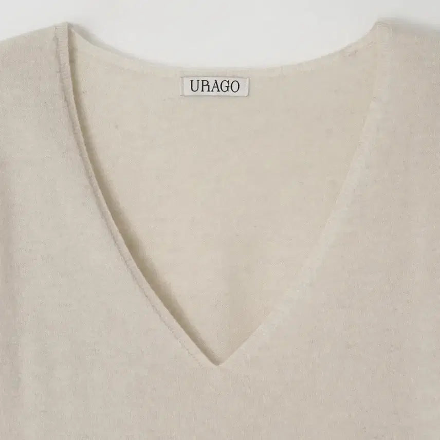 [BUNJANG] URAGO Yak Wool V-Neck Knit Navy / 유라고 야크 울 브이넥 니트
