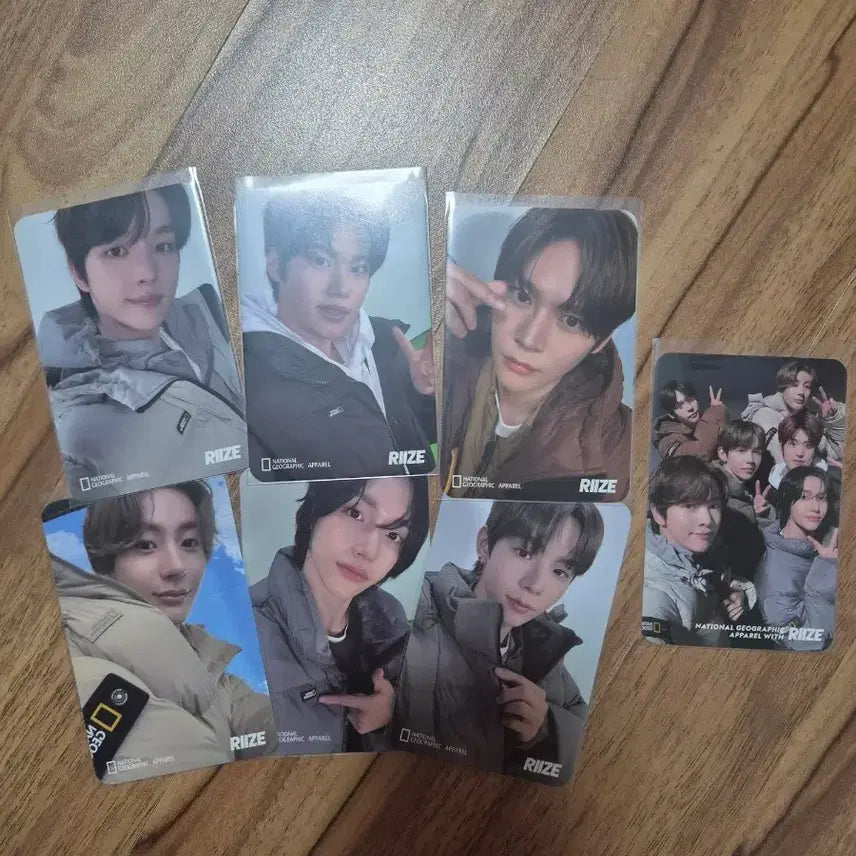 [BUNJANG] RIIZE National Geographic Photocard Full Set / 라이즈 네셔널지오그래픽 포카 풀세트