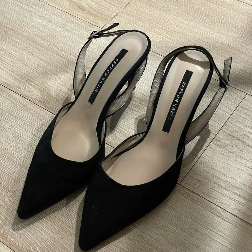 [BUNJANG] SAPPUN Mule Slingback Black 245 / 사뿐 뮬 슬링백 블랙 245
