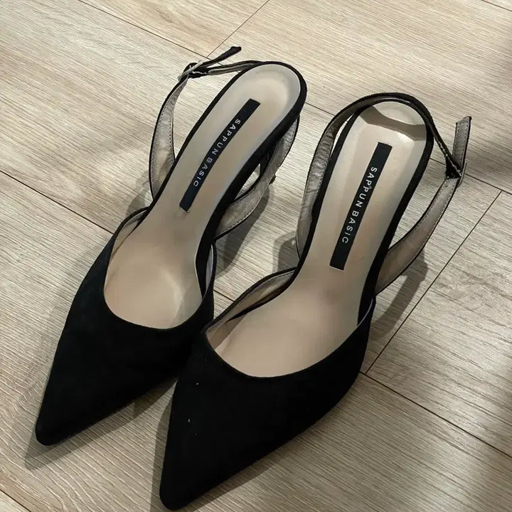 [BUNJANG] SAPPUN Mule Slingback Black 245 / 사뿐 뮬 슬링백 블랙 245