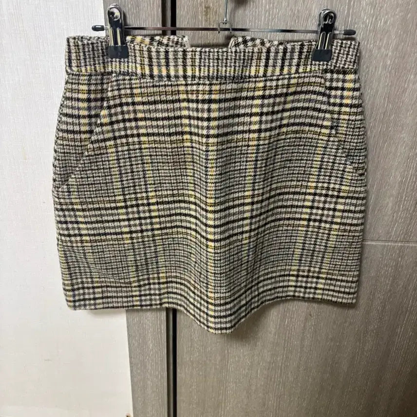 [BUNJANG] Winter Check Mini Skirt / 겨울 체크치마
