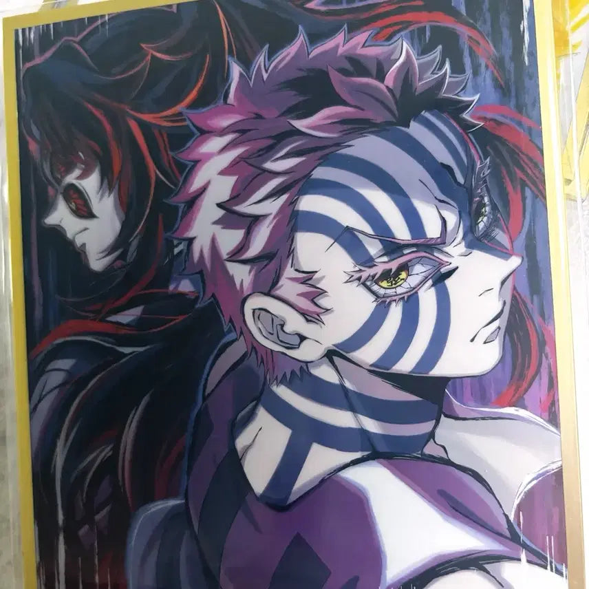 [BUNJANG] Ufotable Akaza &amp; Kokushibo Acrylic Stand / 유포 웹샵쿠지 아카자 코쿠시보 아크릴쿠지 새상품
