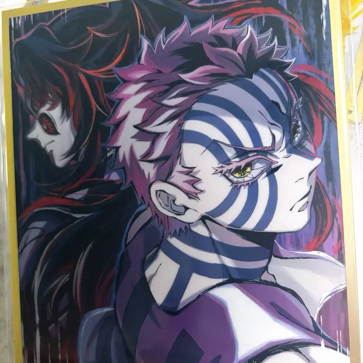 [BUNJANG] Ufotable Akaza &amp; Kokushibo Acrylic Stand / 유포 웹샵쿠지 아카자 코쿠시보 아크릴쿠지 새상품