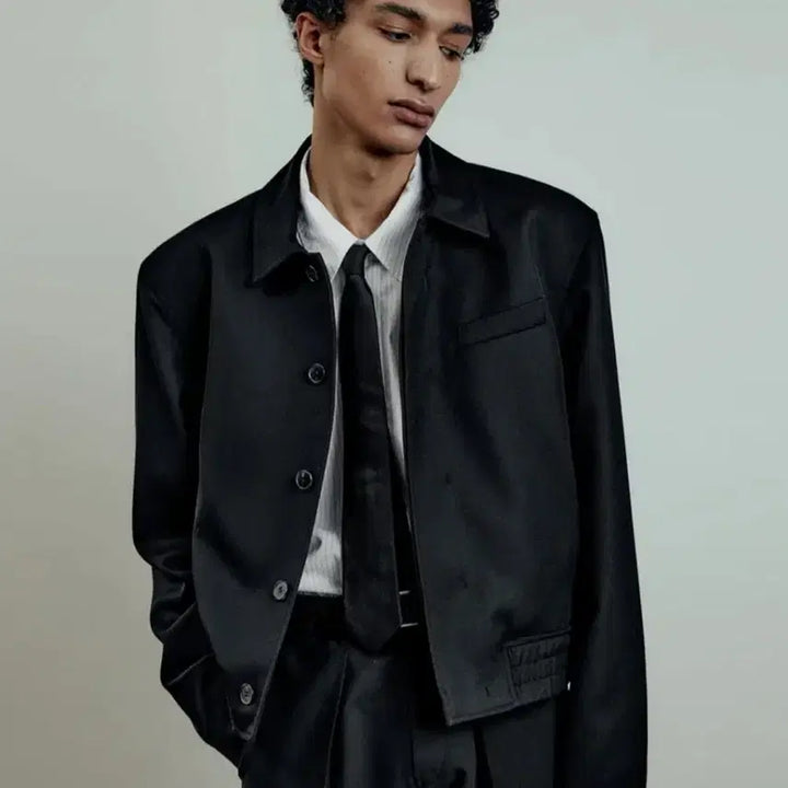 [BUNJANG] Elmood Elburton Twill Black (48) Pants / 엘무드 엘버튼 트윌 블랙(48)