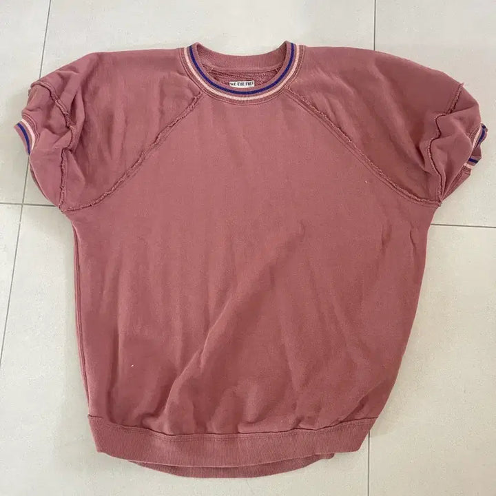 [SOLD OUT] 미국프리피플 로즈 반팔 맨투맨
