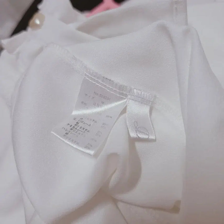 [SOLD OUT] 정품) 양산형 반팔 리본 프릴 블라우스
