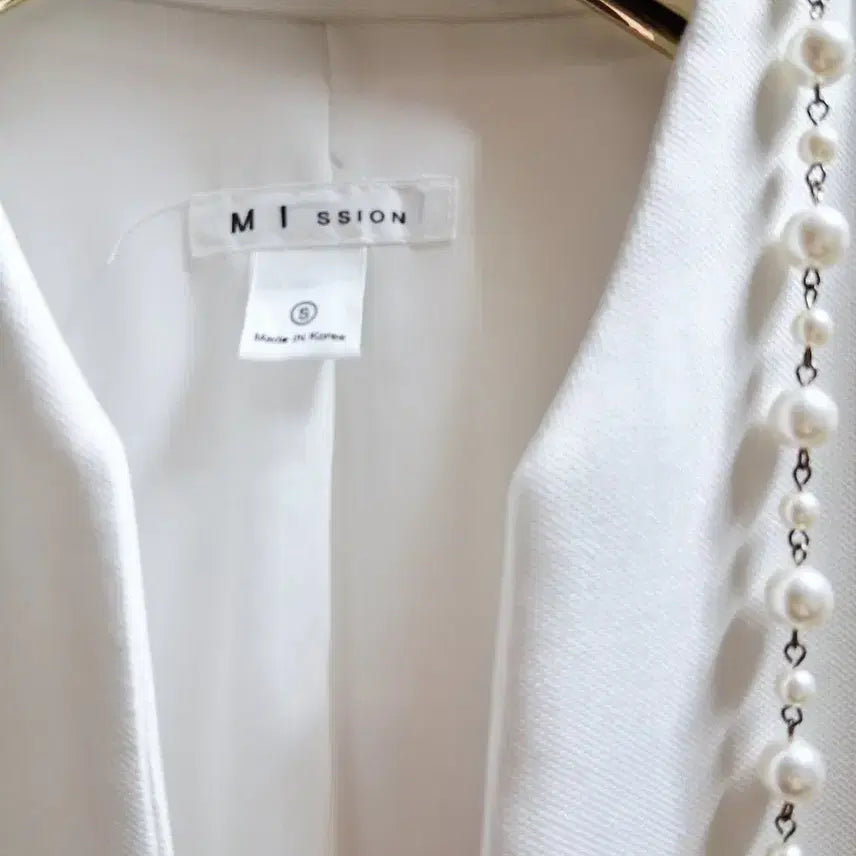 [BUNJANG] Misson Semi-Formal White Jacket / Misson 세미정장 봄  여름 쟈켓