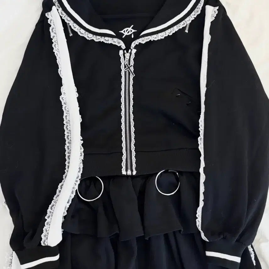 [SOLD OUT] kry clothing SERA 세일러 카라 셋업 교복